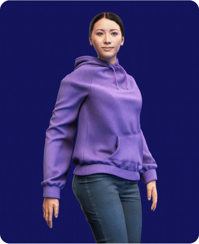 image of an anvatar lady
